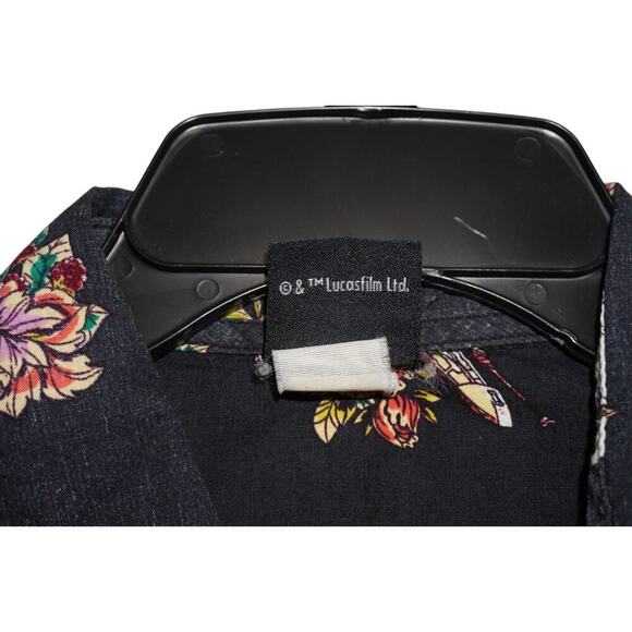 Star Wars Floral Tropical Button-Up Shirt – Men’s Size Medium – Lucasfilm - Picture 3 of 6